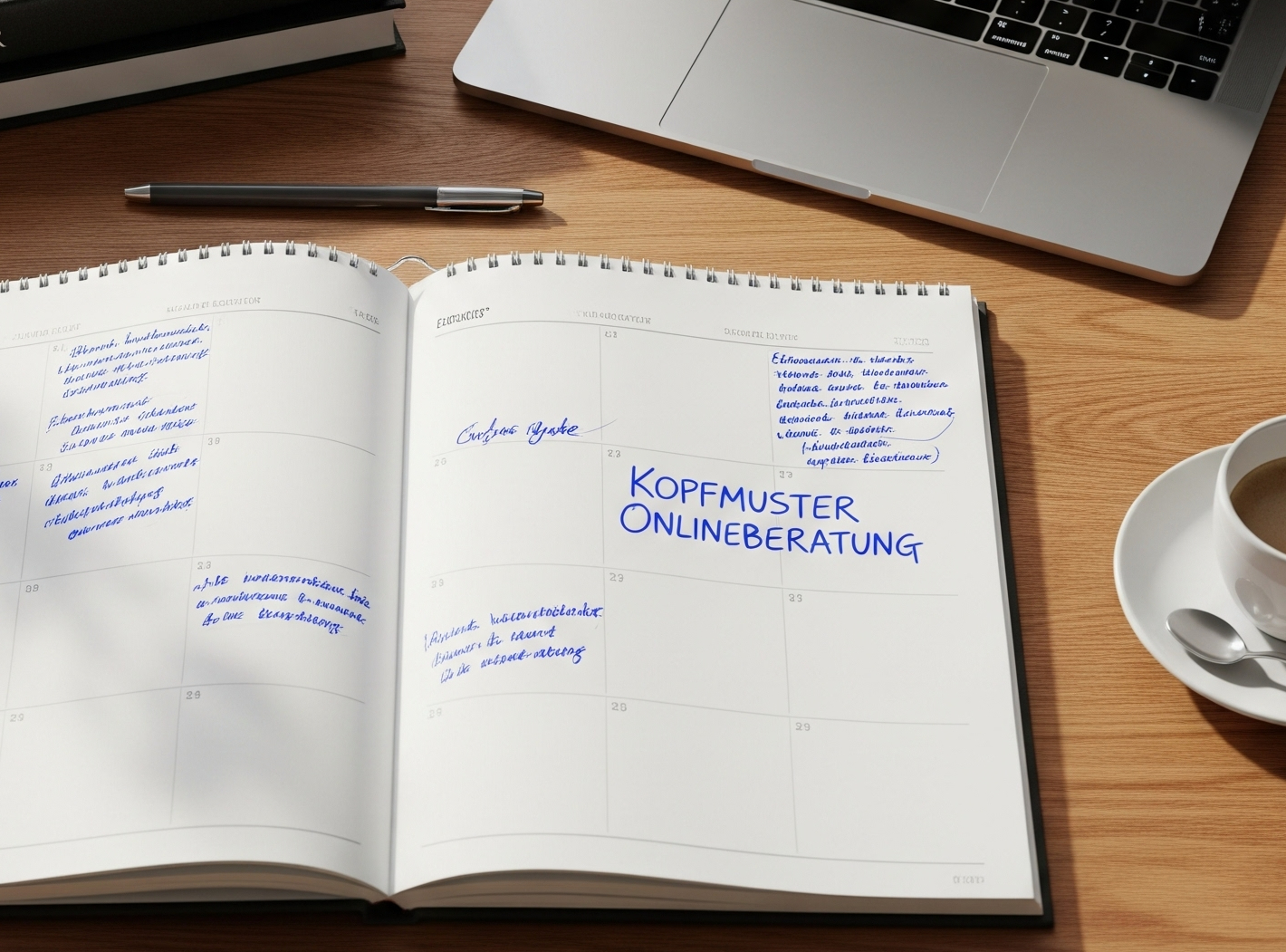 Kopfmuster Terminkalender